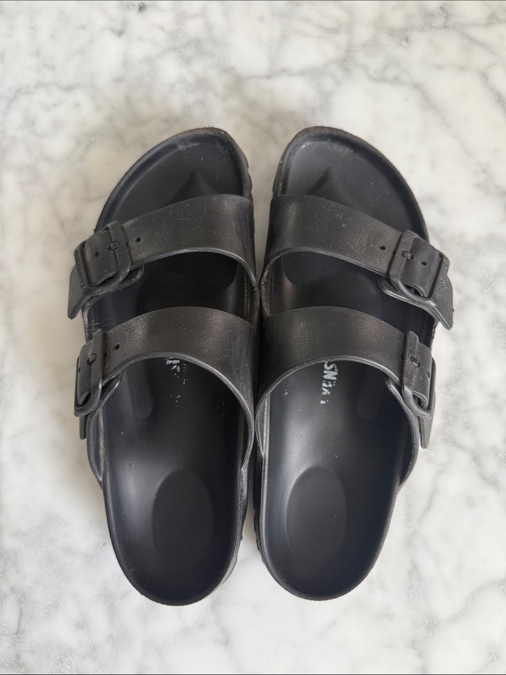 Birkenstock Arizona Essentials Eva Sandal in Black - Picture 8 of 11